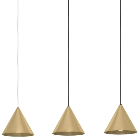 Eglo Narices 3 Light 32" Wide Commercial Linear Pendant Structured Black