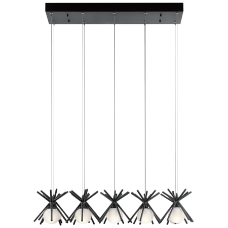 Elan Beale 32" LED Linear Chandelier Matte Black