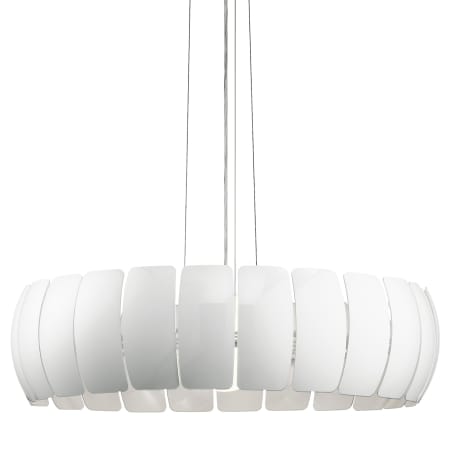 Elan Osk 2 Light 25" Wide LED Drum Chandelier White