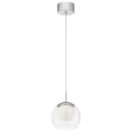 Elan Lexi 8" Wide LED Single Pendant Chrome
