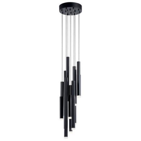 Elan Soho 12 Light 8" Wide LED Multi Light Pendant Black