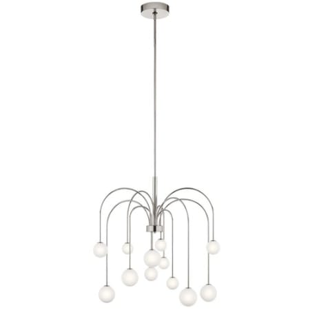 Elan Rain 12 Light 30" Wide LED Chandelier Satin Nickel