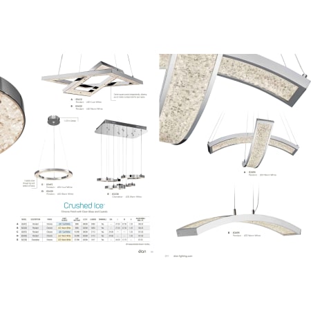 Elan-Crushed Ice Double Cross Pendant-Catalog Page