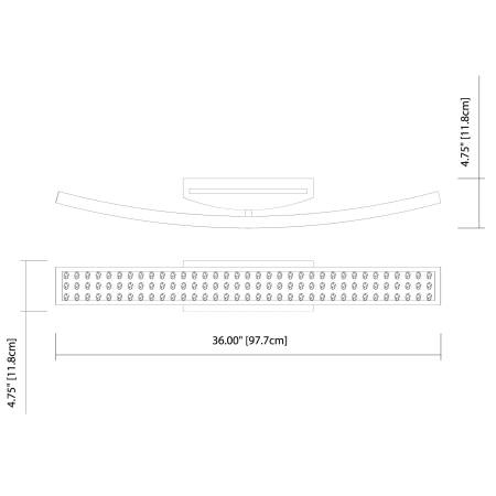 Elan-Crushed Ice Large Bath Bar-Line Drawing