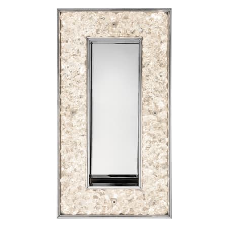 Elan-Crushed Ice Rectangle Sconce - Cool White-Angle View