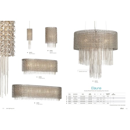 Elan-Elauna Sconce-Catalog Page