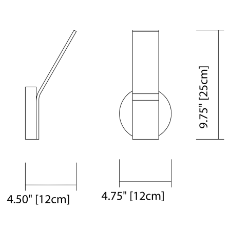 Elan-Follen Sconce-Line Drawing