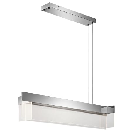 Elan-Geo Large Linear Chandelier-Full View