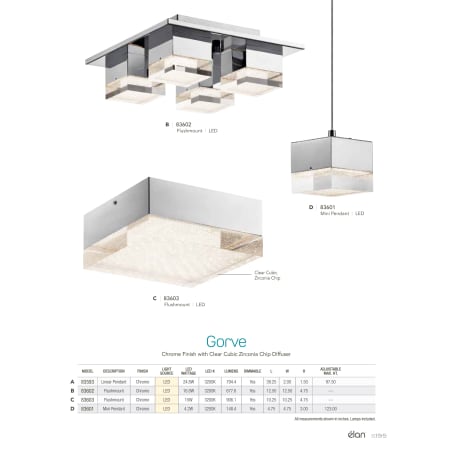 Elan-Gorve Large Flushmount-Catalog Page