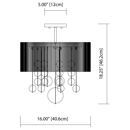 Elan-Imbuia Semi-Flush-Line Drawing