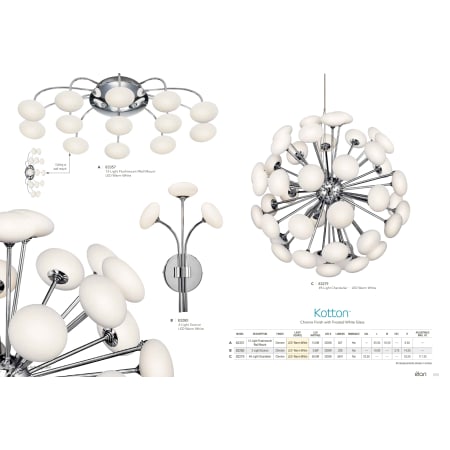 Elan-Kotton Chandelier-Catalog Page