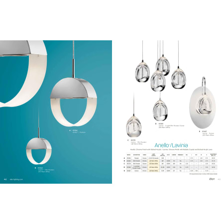 Elan-Lavinia Mini Pendant-Catalog Page