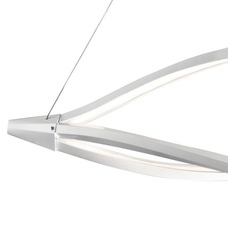 Elan-Meridian Large Linear Chandelier-Close Up