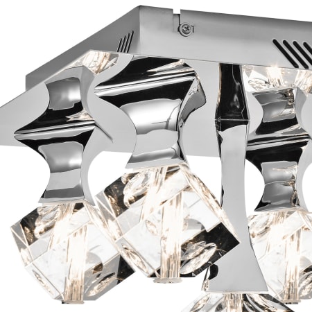 Elan-Rockne LED Flushmount-Close Up