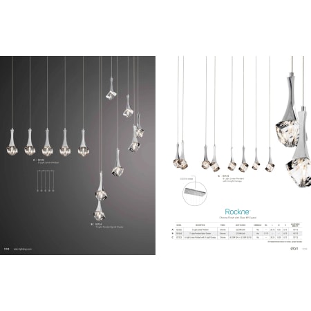 Elan-Rockne Mini Pendant - LED-Catalog Page