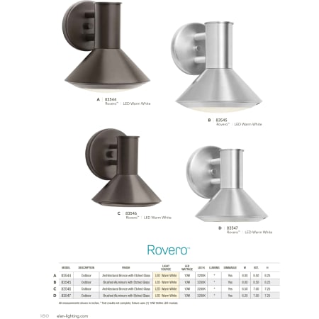 Elan-Rovero Large Sconce-Catalog Page