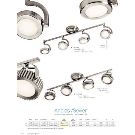 Elan-Sevier Rail Light-Catalog Page