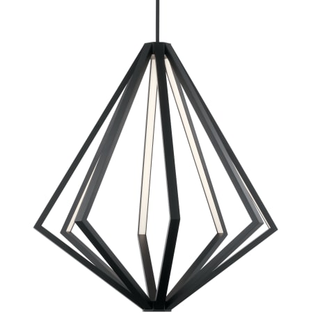 Elan Everest 32" Wide LED Chandelier Matte Black