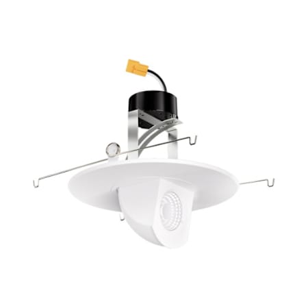 Elco 6" Round LED Adjustable Pull-Down Insert, 2700K - 5000K All White