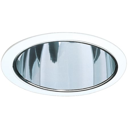 Elco 6" Line Voltage Reflector Trim Clear Reflector with White Ring