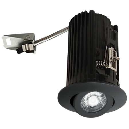 Elco The Teak System 1-1/2" Integrated LED Adjustable Round Recessed Trim - 1100 Lumens 3000 Kelvin Black