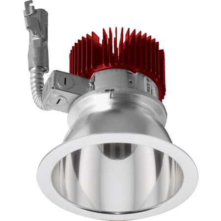Elco The Laurel System 4-1/2" Integrated LED Reflector Recessed Trim - 1250 Lumens 3500 Kelvin Chrome