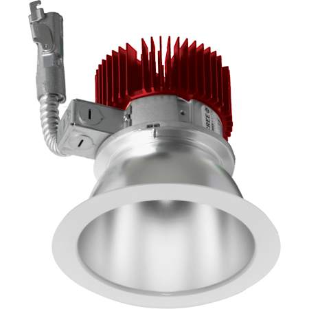 Elco The Laurel System 4-1/2" Integrated LED Reflector Recessed Trim - 1250 Lumens 4000 Kelvin Haze / White