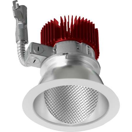 Elco The Laurel System 4-1/2" Integrated LED Wall Wash Recessed Trim - 1250 Lumens 4000 Kelvin Haze / White