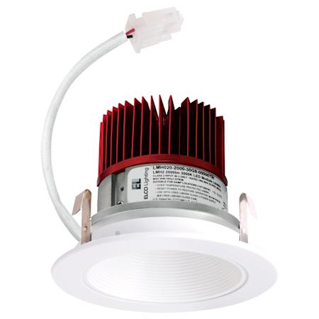 Elco The Cedar System 3-1/2" Integrated LED Baffle Recessed Trim - 1600 Lumens 3000 Kelvin White