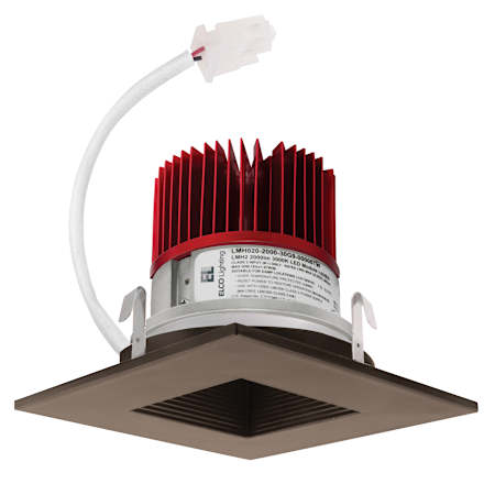 Elco The Cedar System 2-1/2" Integrated LED Baffle Recessed Trim - 850 Lumens 1800 Kelvin Bronze