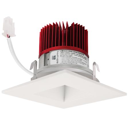 Elco The Cedar System 2-1/2" Integrated LED Baffle Recessed Trim - 1600 Lumens 2700 Kelvin White
