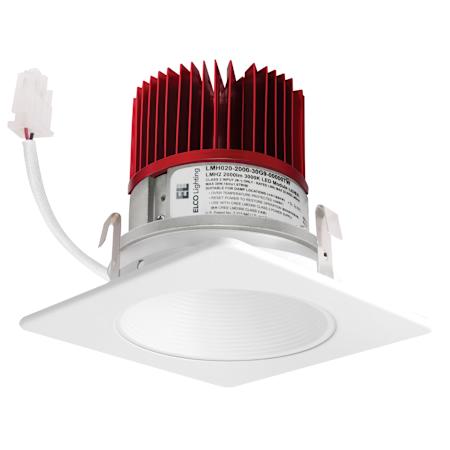 Elco The Cedar System 4" Integrated LED Baffle Recessed Trim - 1250 Lumens 3500 Kelvin White