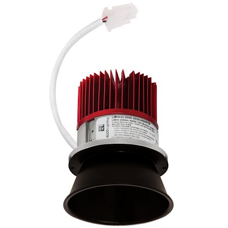 Elco The Cedar System 4" Integrated LED Trimless Recessed Trim - 1250 Lumens 3000 Kelvin Black