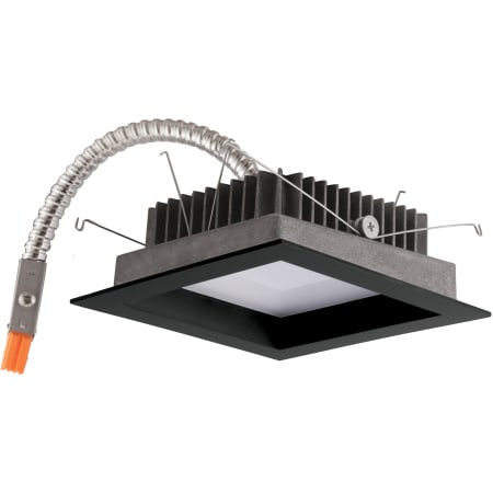 Elco The Maple System 5" Integrated LED Square Recessed Trim - 2000 Lumens 3000 Kelvin Black