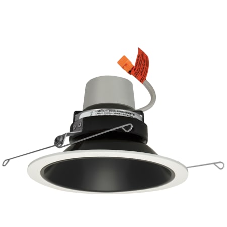 Elco The Cedar System 6" Integrated LED Reflector Recessed Trim with Driver - 1250 Lumens 1800 Kelvin Black / White