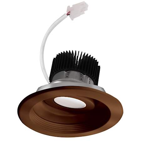 Elco The Cedar System 6" Integrated LED Adjustable Recessed Trim - 1600 Lumens 3000 Kelvin Bronze