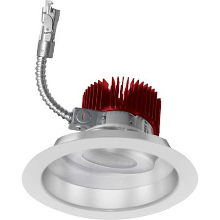 Elco The Laurel System 6" Integrated LED Adjustable Recessed Trim - 3000 Lumens 4000 Kelvin Haze / White