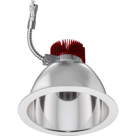 Elco The Laurel System 9-1/2" Integrated LED Reflector Recessed Trim - 6000 Lumens 5000 Kelvin Chrome