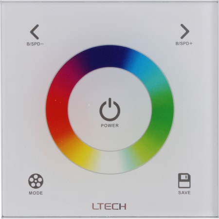 Elco Touch Wall Panel RGB Controller White