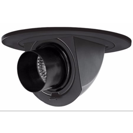 Elco 4" Adjustable Pull Down Trim with Snoot Black