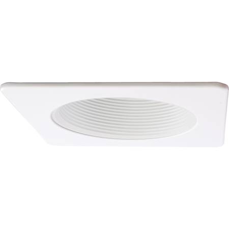 Elco 4" Phenolic Square Baffle Trim White