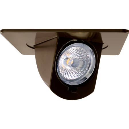 Elco 4" Integrated LED Square Adjustable Recessed Trim - 840 Lumens 3000 Kelvin Bronze