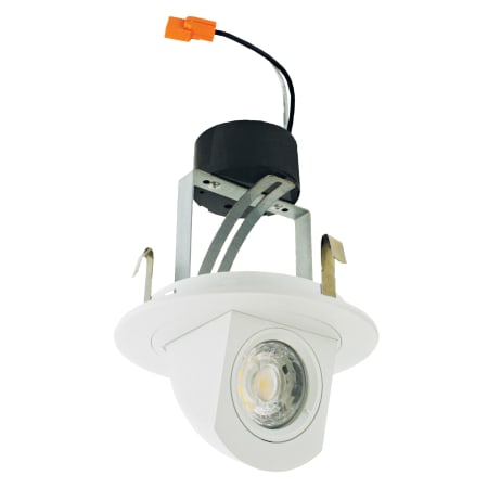 Elco 4" Integrated LED Adjustable Recessed Trim - 750 Lumens 2700 Kevin White