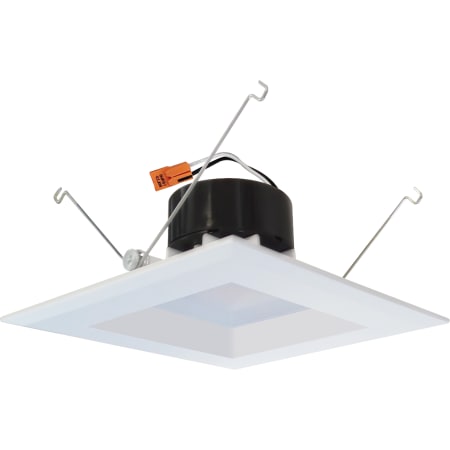 Elco 5" Integrated LED Square Recessed Trim White