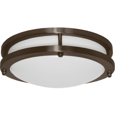 Elco Darby 12" Wide LED Flush Mount Drum Ceiling Fixture - 22 W, 1550 Lumens, 4000K Bronze