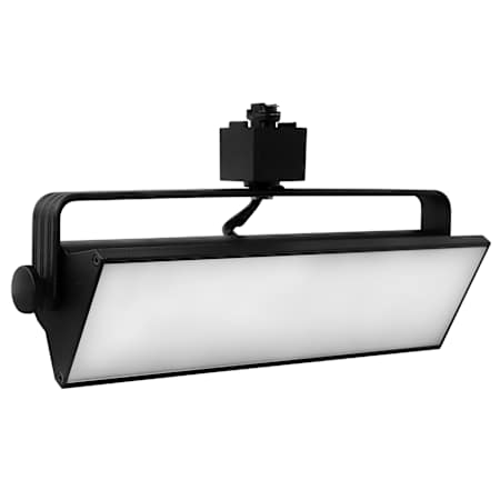 Elco Pipe H-Track 4-3/4" Tall 3000K LED Track Head - 1400 Lumens Black