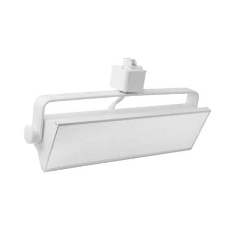 Elco Pipe J-Track 4-3/4" Tall 3000K to 4000K LED Track Head - 1400 Lumens White