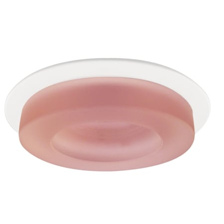 Elco 4" Low-Voltage Adjustable Frosted Glass Trim Red