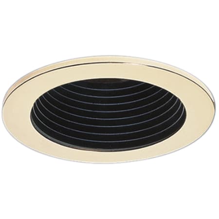 Elco 4" Low-Voltage Adjustable Deep Baffle Black / Gold