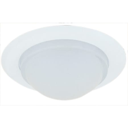 Elco 5" White Lexan Shower Trim with Diffused Dome Lens White